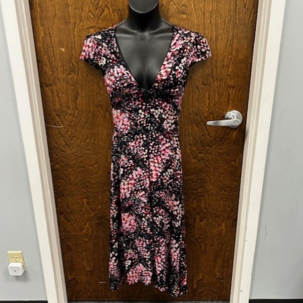 Reiss Amira Animal Print Midi Dress